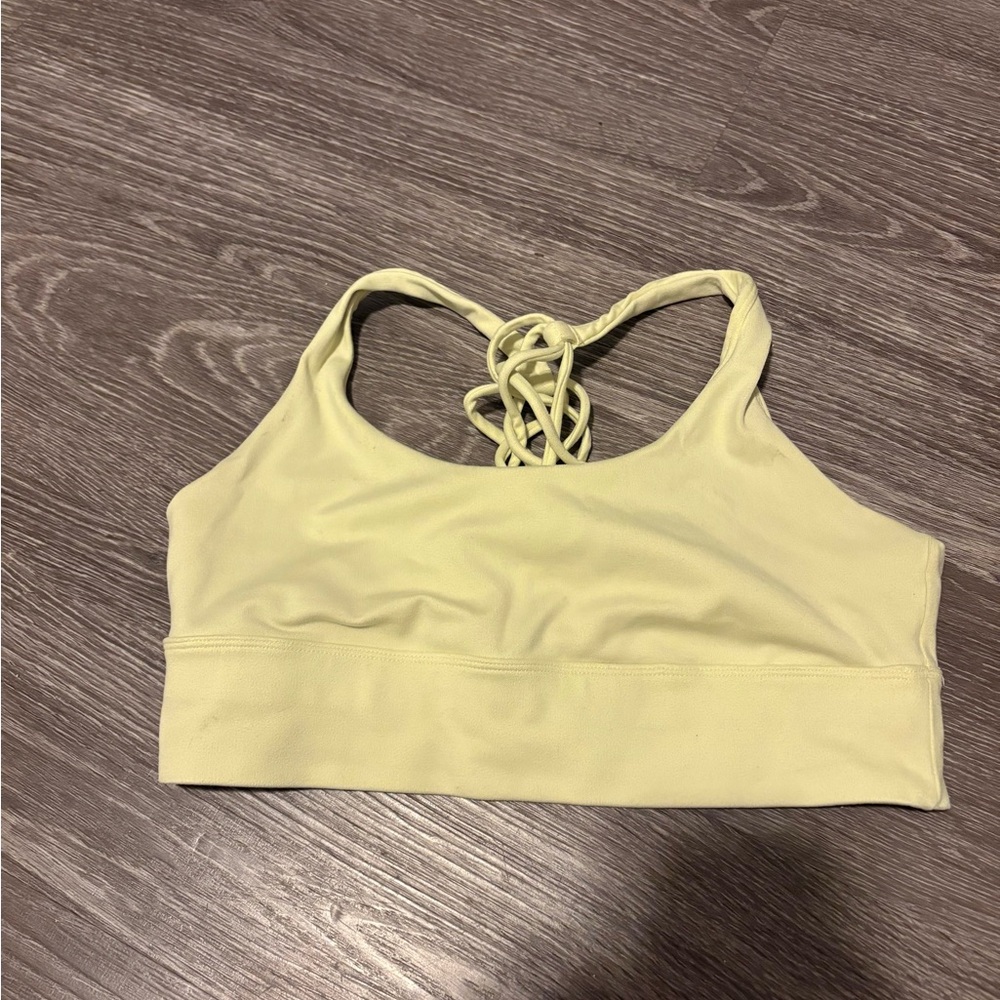Balance Collection Light Yellow Sports Bra